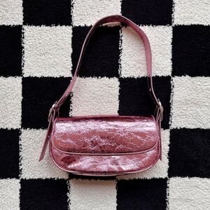 H&M Divided Light Pink Foil Mini Bag